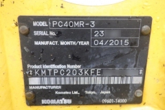 KOMATSU PC40MR-3